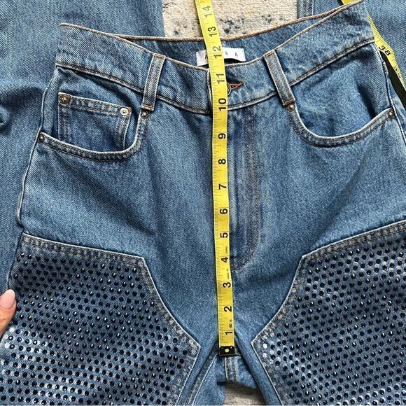 AREA Crystal Embellished Sraight Leg - Picture 11 of 13